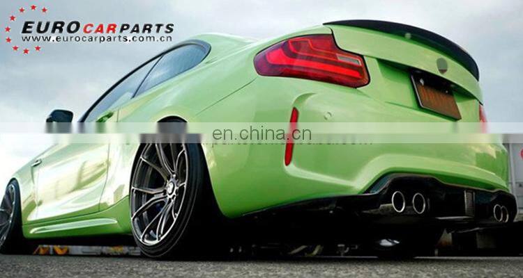 F87 M2 front lip fit for F87 2014-2018y M2 to K-style carbon fiber front lip for M2
