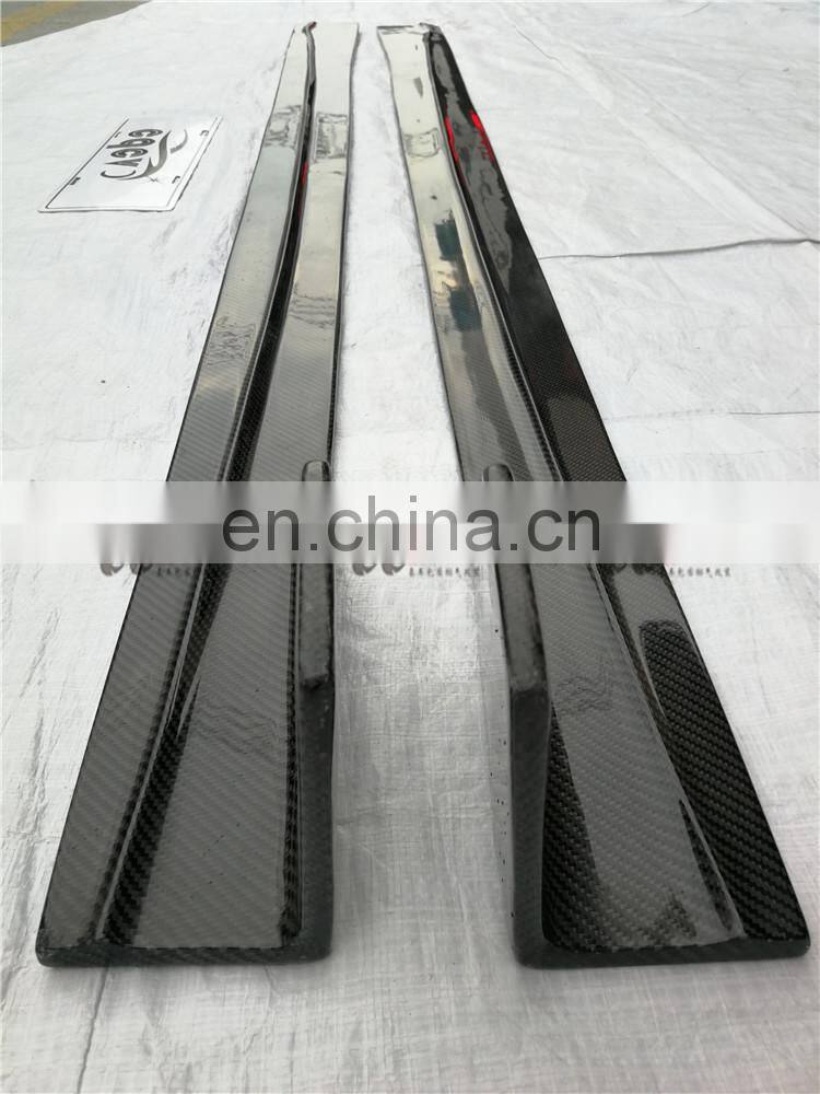 CQCV style wide body kit for BMW 3 series F30 F35 front bumper rear bumper carbon fiber material side skirts and fender