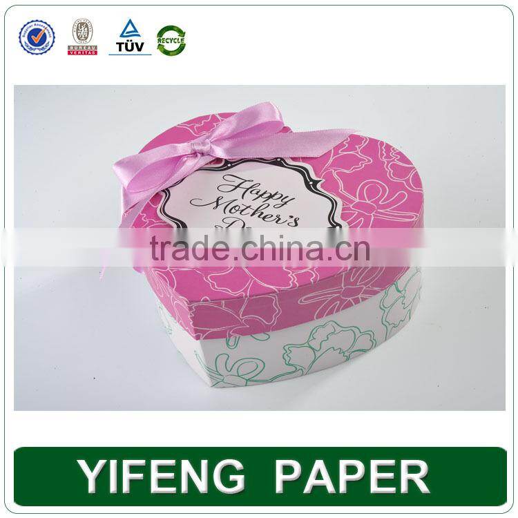 Alibaba China ribbon bowknot decorative wedding gift box,paper gift box