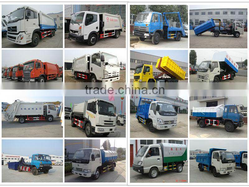 Jiefang 12cubic garbage compactor price