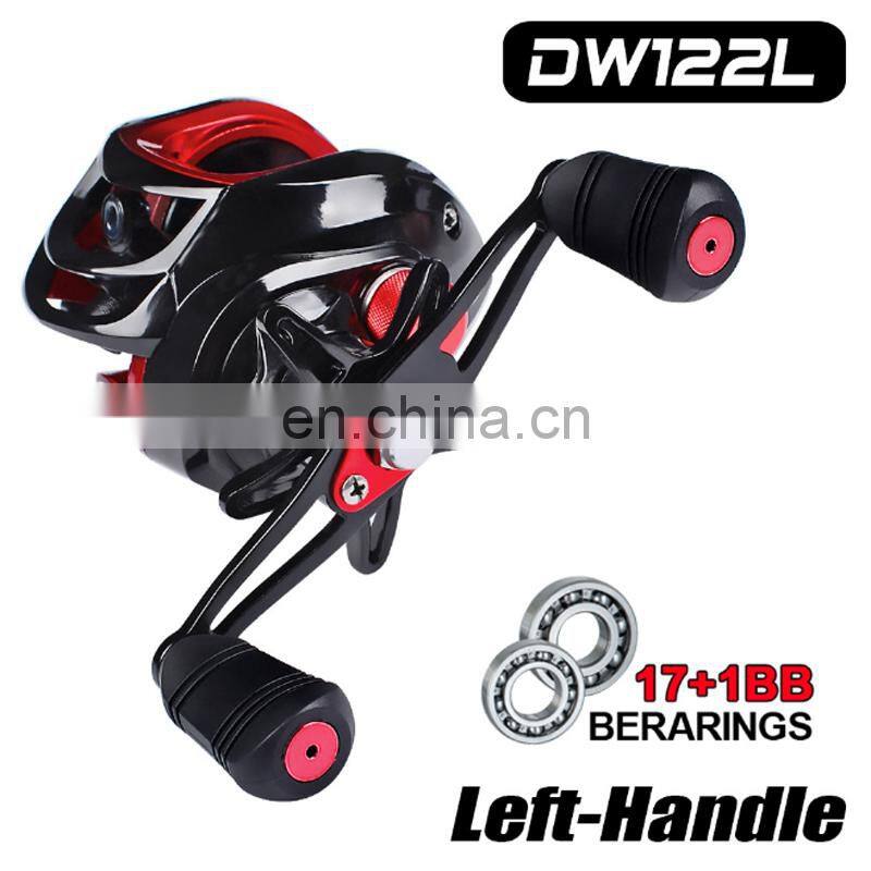 Amazon Good Price Metal 18+1BB 7-10 kg Max Drag 7.1:1 Bait Casting Reels Red Blue Color reel fishing saltwater