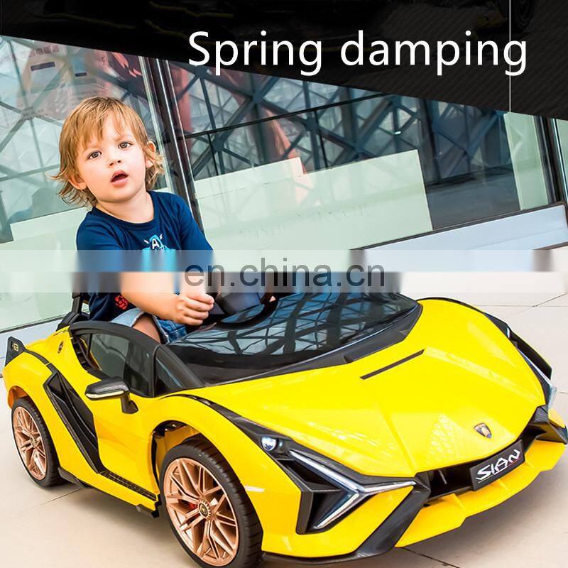 Children's remote control four-wheel electric car four-wheel drive toy sports car lithium battery