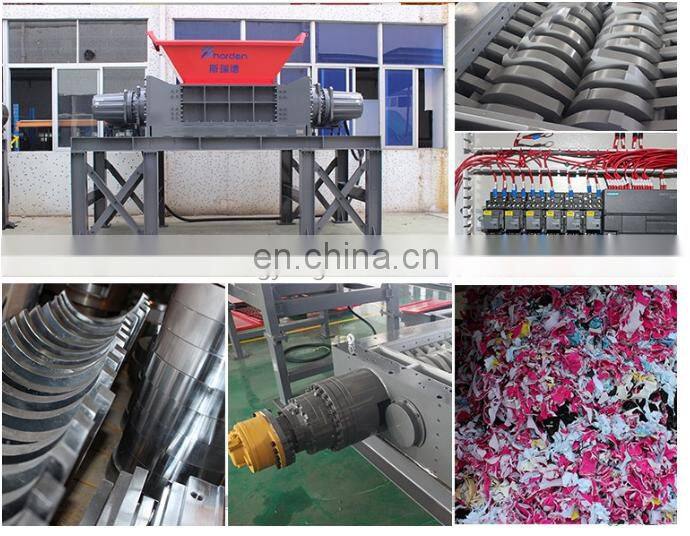 Home Use Iron Scrap Steel Scrap Double Shaft Shredder Machine