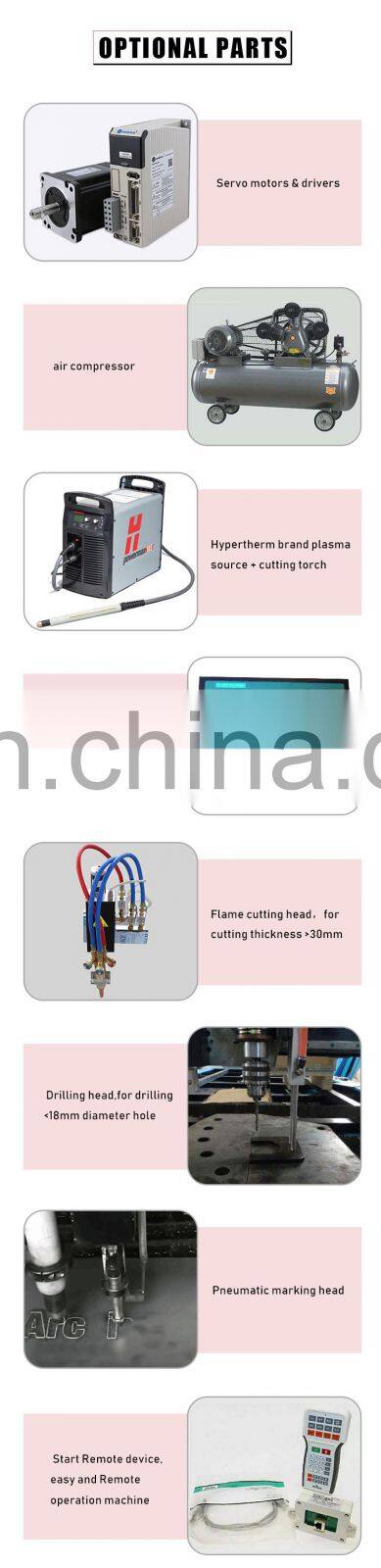 Professional CNC Metal Cutting Machine 1325 1530 Plasma Cutters for Sale with Start Control System