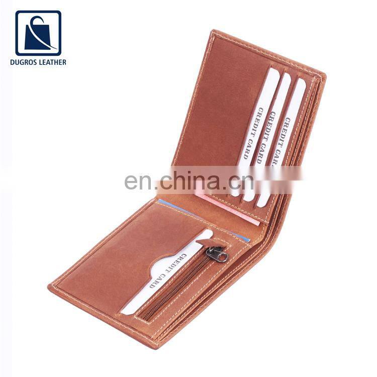 Leading Supplier of Top Selling Luxury and Elegant Design Genuine Leather Women Wallet for Men