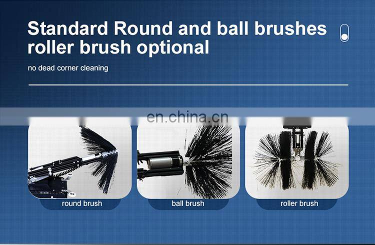 DFEY 250-1000mm horizontal air duct cleaning machine equipment robot PCS-350III