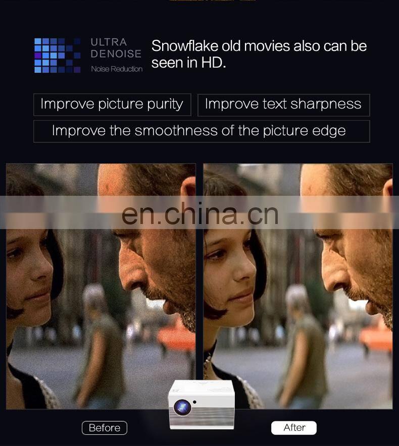 UNIC T10 Mini Portable Projector 3500lms 1280*720 Full HD LED Home Cinema Miracast/Airplay Projector1080p