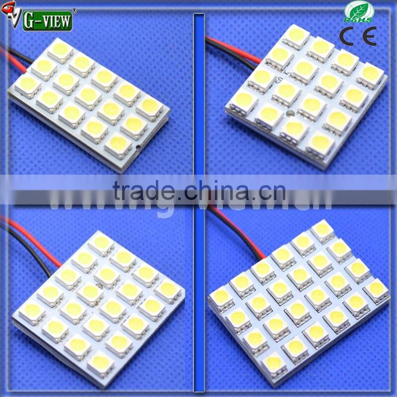 China factory top selling car led map light 12v auto led dome light roof light