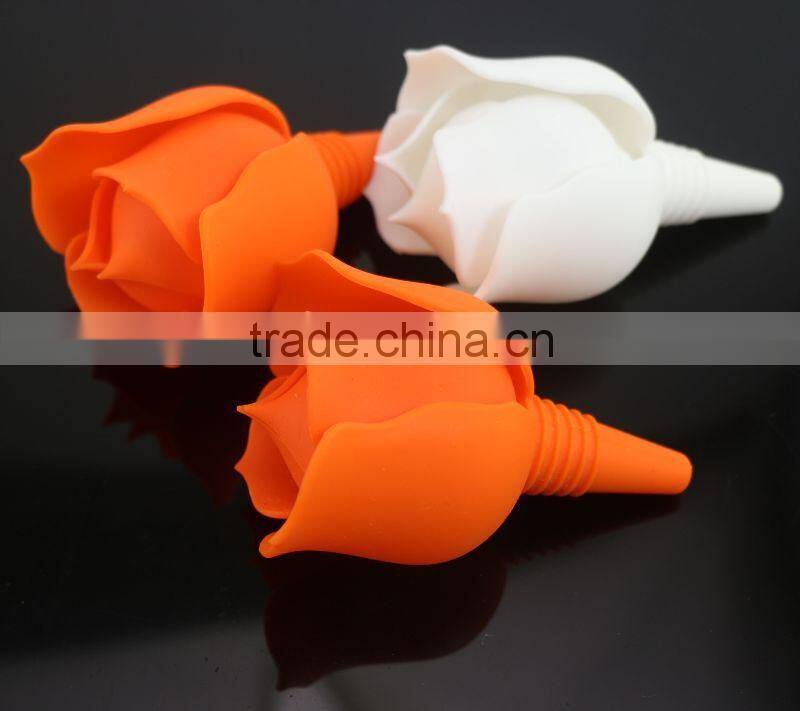 lovely Rose shaped airtight wine bottle stoppers