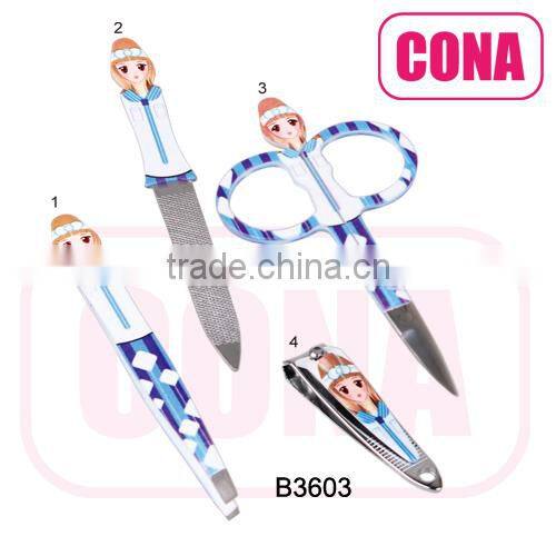 professional travel kit with pvc bag and slide card