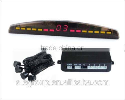 New car accessories Rear parking rear view backup alrm system Sensor kit with LED monitor Alarm by Bibi sound