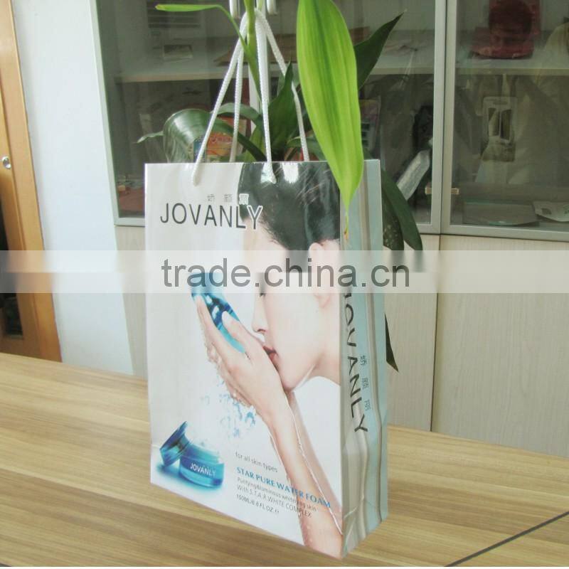 Luxury Paper Shopping Bags Custom Made Shopping Paper Bags 15''x14''x6'' Paper Bags
