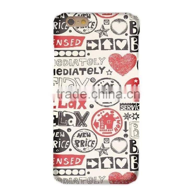 new design Soil release pc glitter phone cover