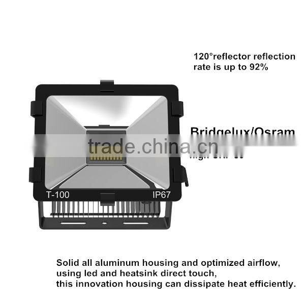 new quality bridgelux osram flood light led IP67 outdoor 250w watt led flood light