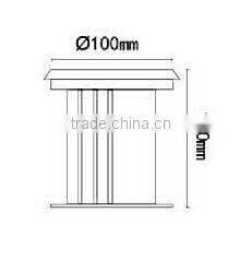 1W 3W LED recessed Stainless Steel Underground Light China for outdoor or garden