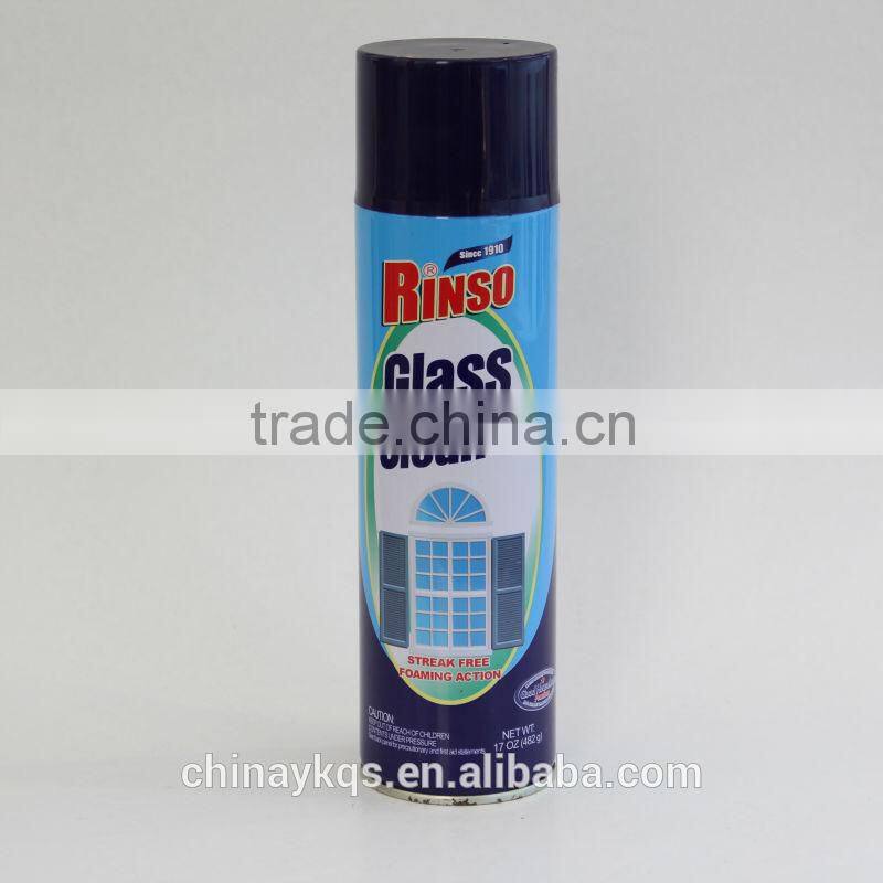 Aerosol Spray Type Glass/Mirror/Car Lens&Screen Cleaner