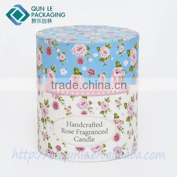 2016 New Design Round Cardboard Sock Gift Boxes with Lid