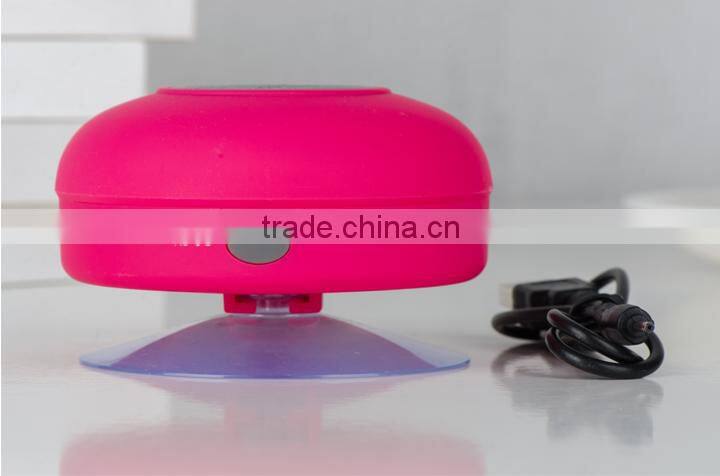 Hot sale Silicone Suctorial Waterproof Shower Bluetooth Voice Box