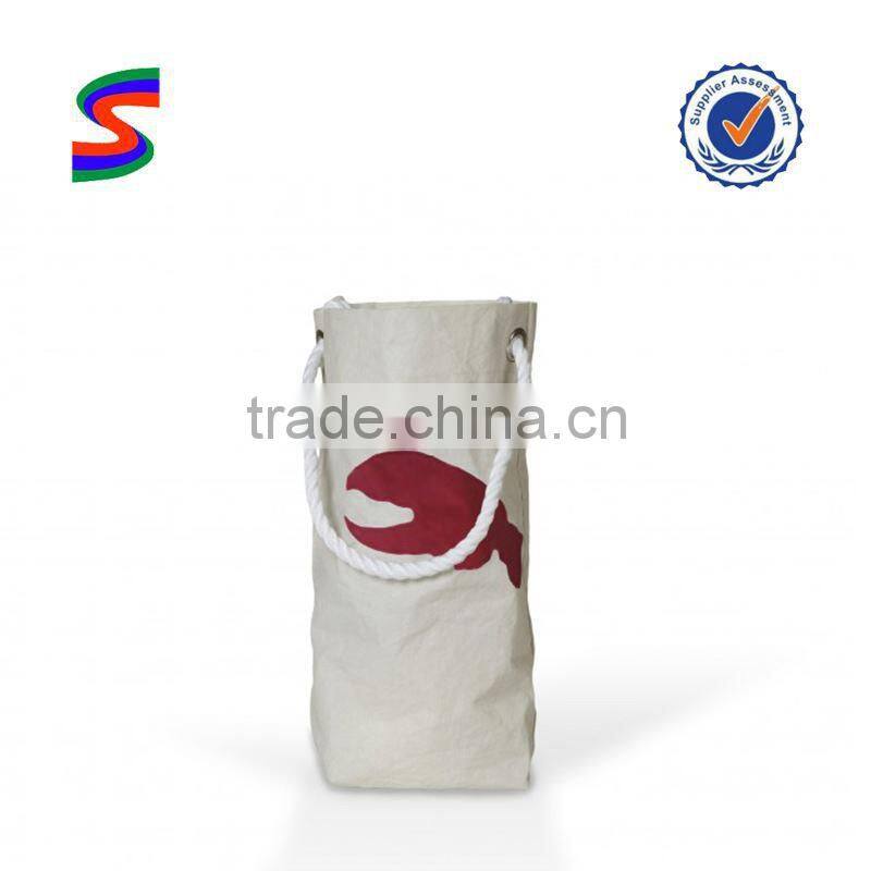 Luxury Paper Wine Bag Jute Wine Bottle Gift Bags