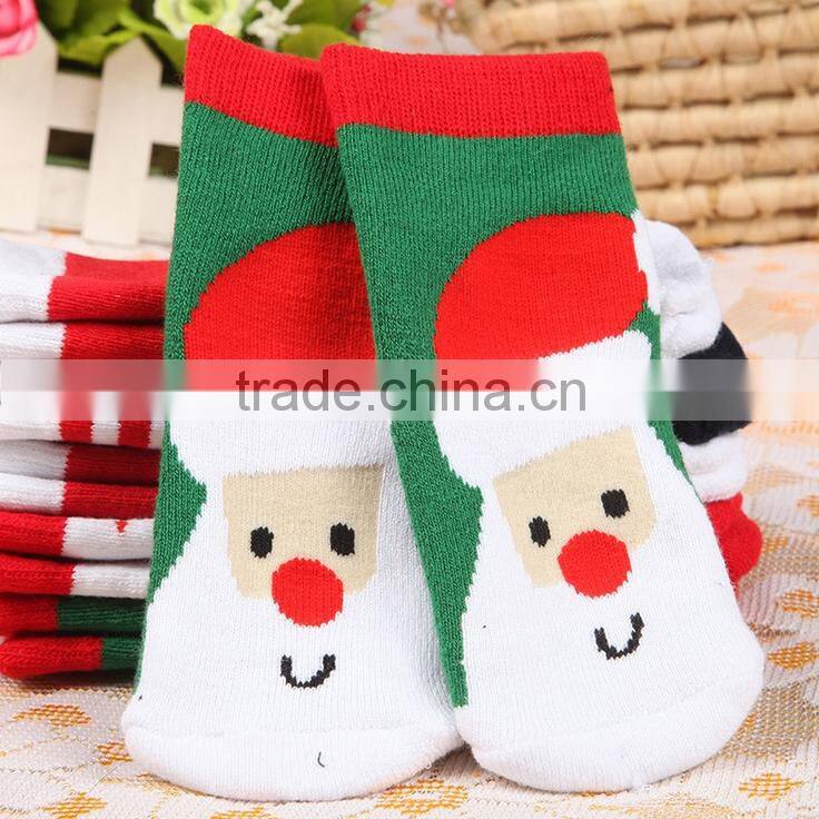 New Cotton Cute Christmas Theme Children Sock Thick Warm Baby Socks