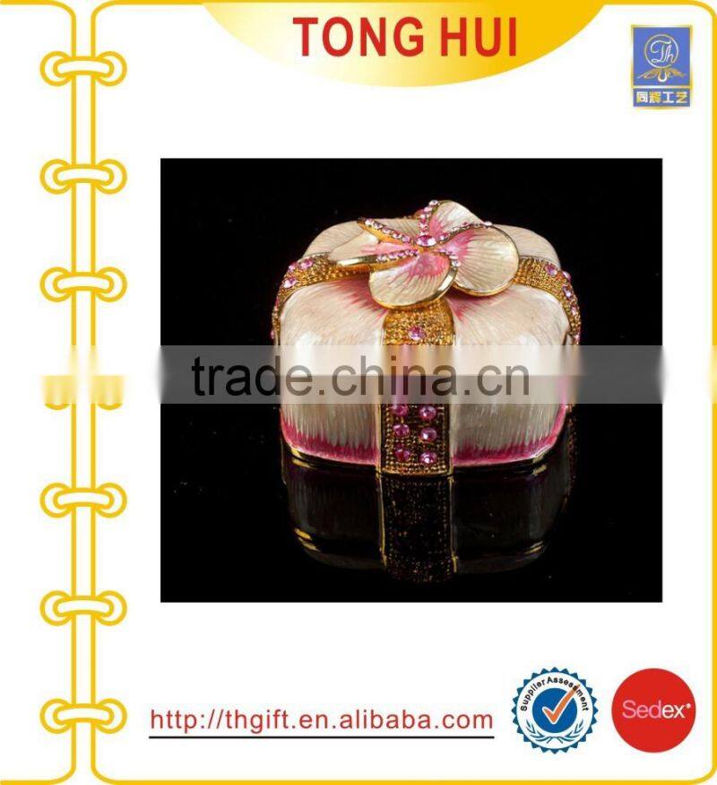 Czech Drilling silver big Pearl Jewel box