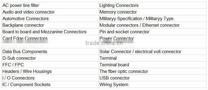 Molex 21020-0381 ; 75102-0054 ; 43045-2000 ; 38721-6703 ; Connector USB Automotive LED IC socket Power Terminal Fiber optic