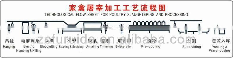 chicken slaughter curved blanching machine