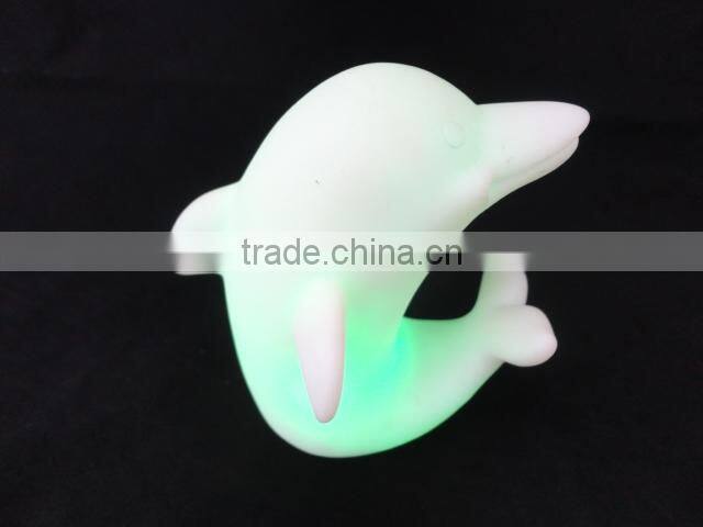 Flashing kids animal bath toy/led duck bath light