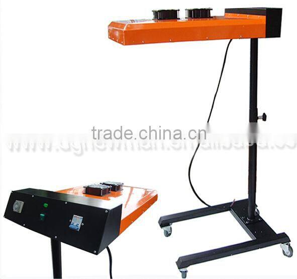 CE Proved ND602 silk screen printing Flash dryer for screen printing adjustable stand t-shirt baking area 20" *24"