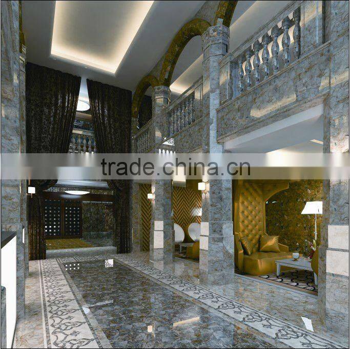 Micro-Crystal Stone Wooden Wall Tile