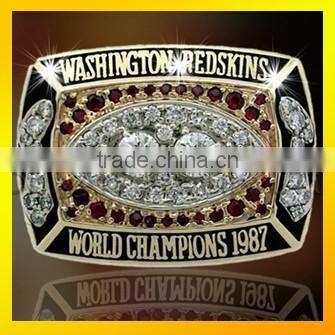 Gymnastic championship rings hot selling with zircon signet rings for men