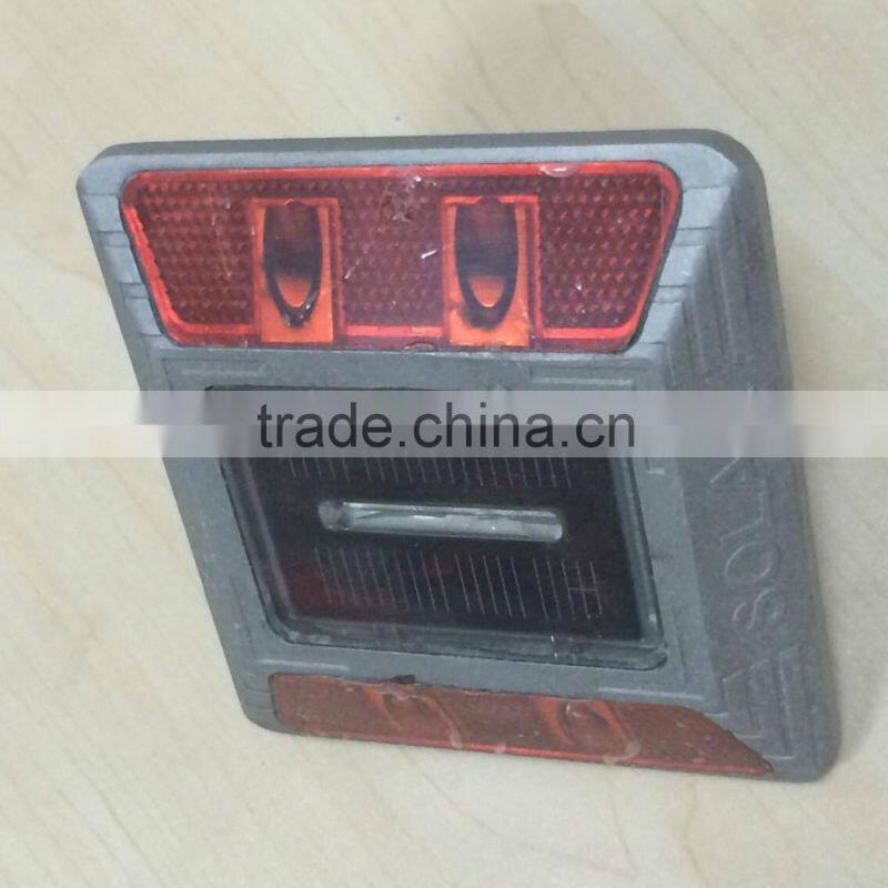 LED Solar pavement marker on driveway