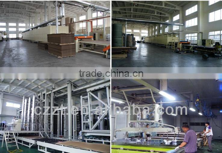 wood laminate / aluminum composite facing board