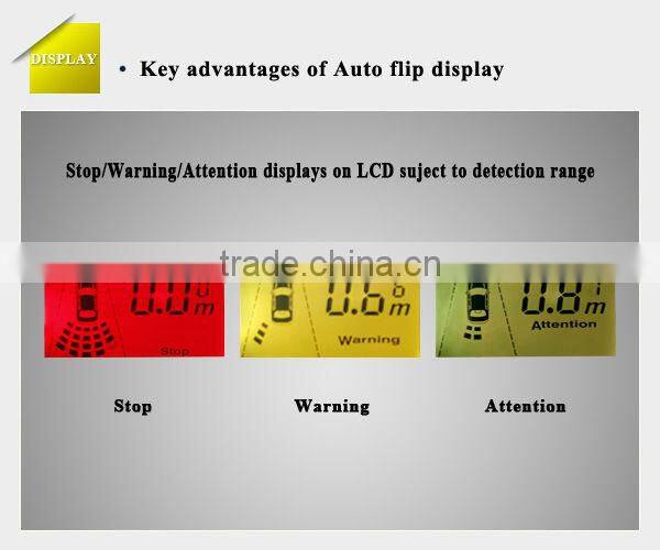 Auto parking sensor LCD monitor
