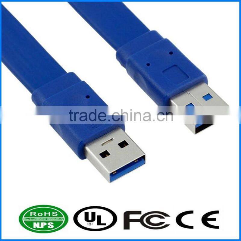 USB3.0 Datacable AM-AM Flat Wire Hard-disk Cartridge Cable