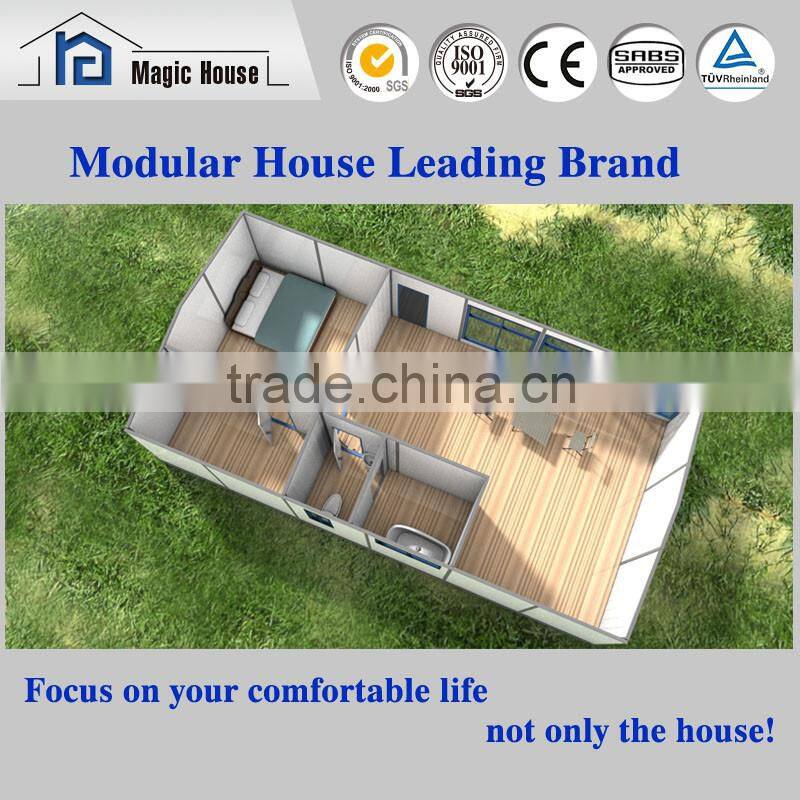 Newest Designed office/Steel prefab house/Trade Assurance container relax room/ prefabricated beach home