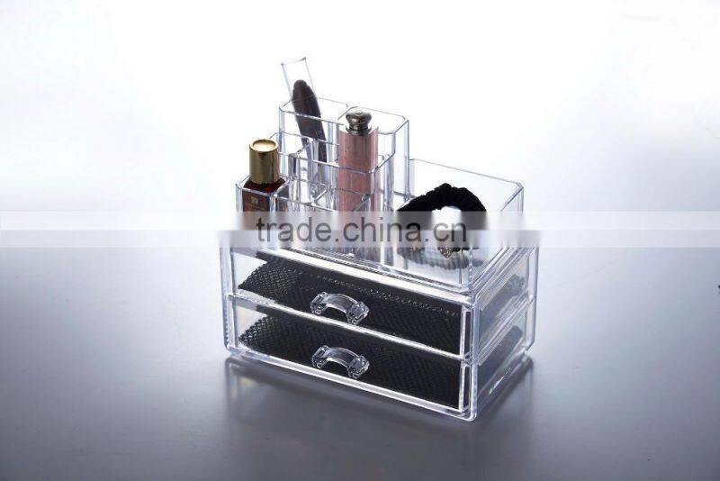 PS wholesale makeup storage transparent makeup kit box
