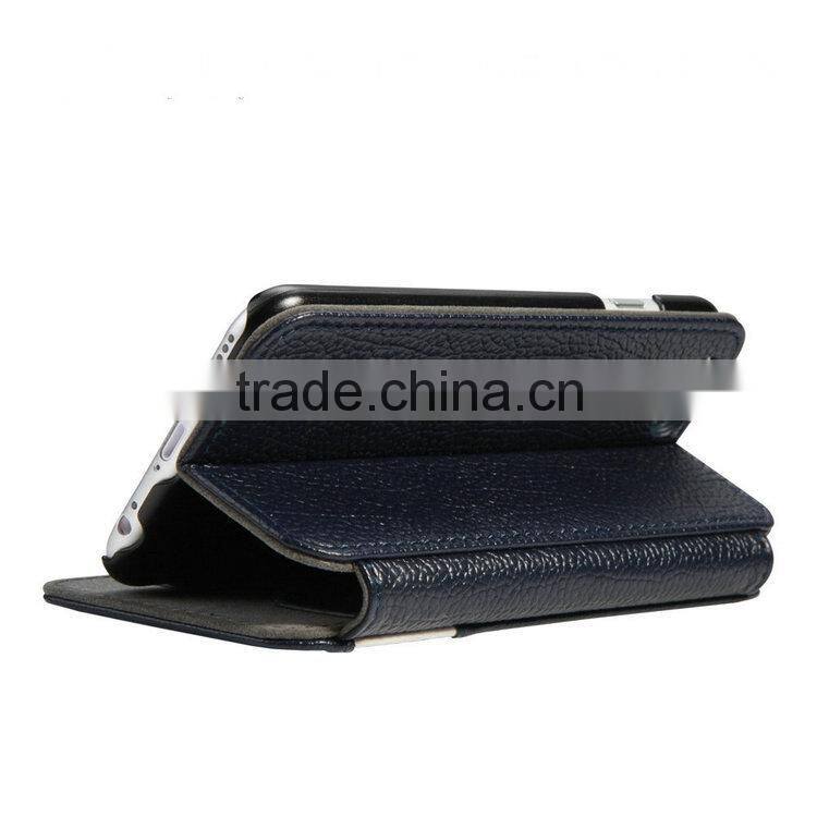 Charming color matching design PU leather mobile case for smart phone wholesale