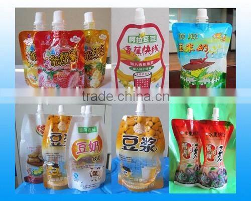 automatic stand up bottle shape pouch /bags filling packaging machine