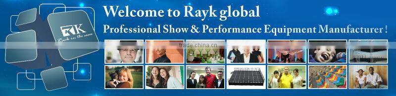 Aluminum motorized stage curtains track