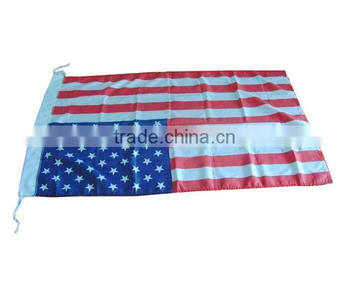 3' X 5' US FLAG EMBROIDERED