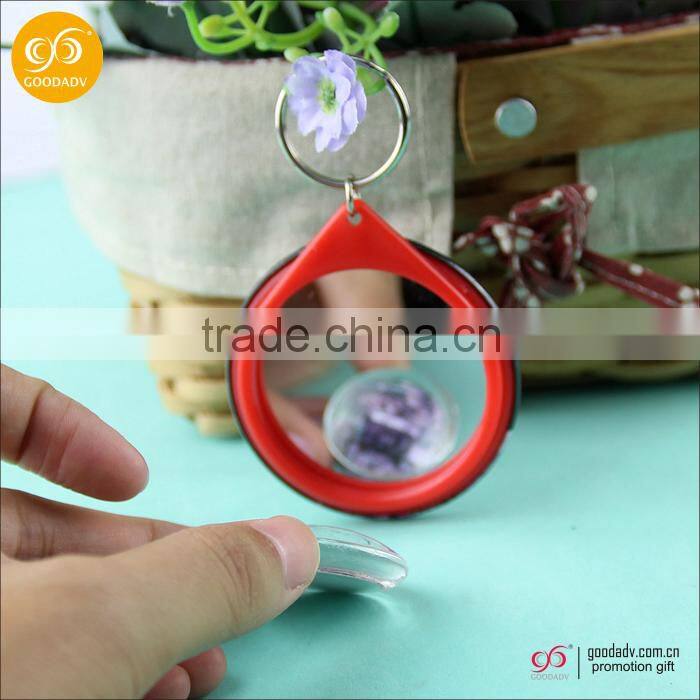 2016 Hot selling personal delicate designed beautiful tin hand mirror/gift Mirror