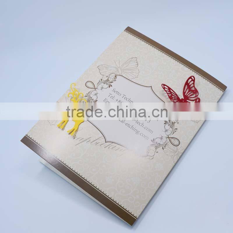 2016 new design die cutting metal scrapbook supplier