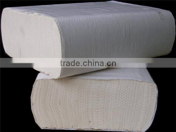 9.05" Length X 10.2" Width, 200/pack,20Packs/ctn White 1-ply Z-fold/N-fold Paper Towel for Restaurant