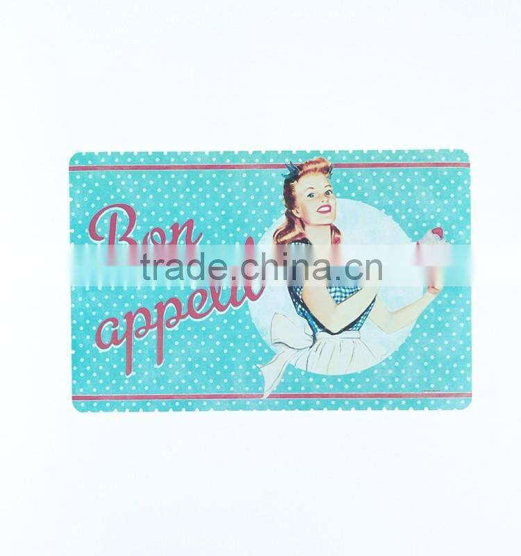 Best price printing plastic placemats