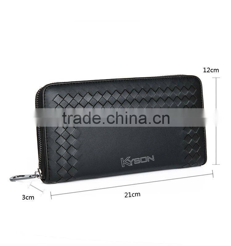Black custom money clip wallet men