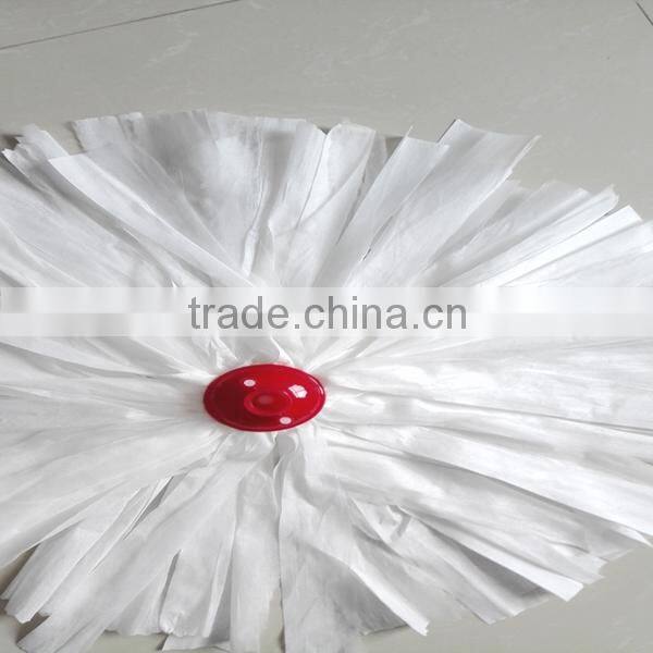 China nonwoven mop,floor cleaning strip mop ,spin mop replacement parts