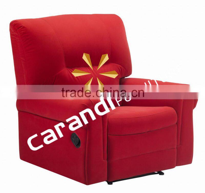 Classic functional leather home theater sofa for lovers RD-5806