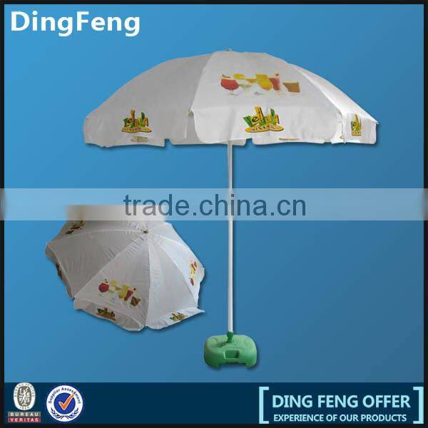 TNT fabric 200cm*8k beach umbrella with logo printed design made in China