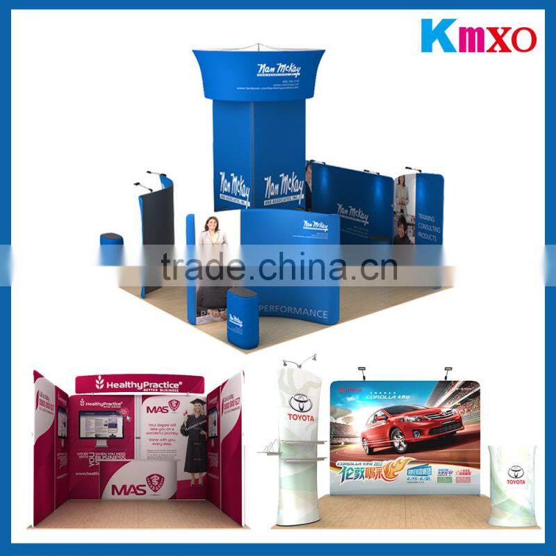 20 ft large size tension fabric pop up display stand